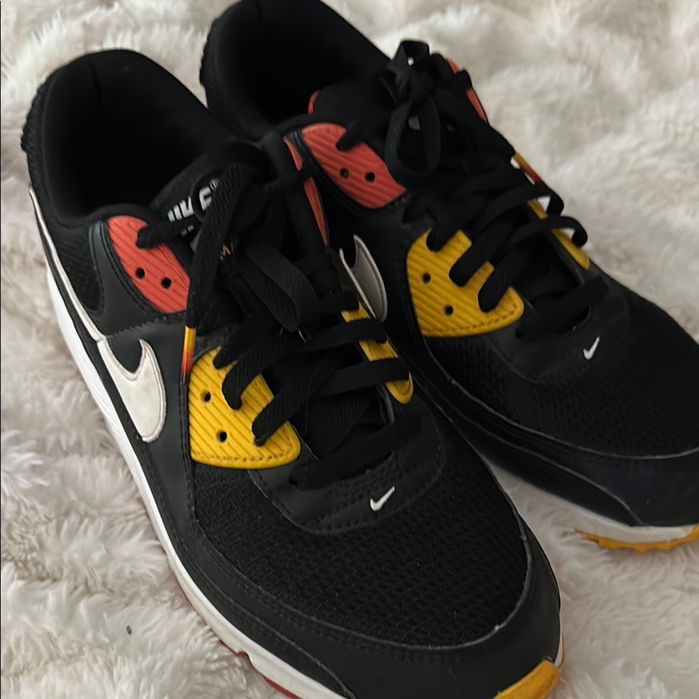 Nike Black and Yellow Athletic Shoes